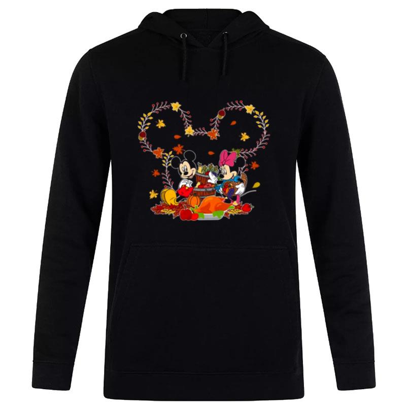 Mickey And Minnie Holiday Party Disney Thanksgiving S Hoodie