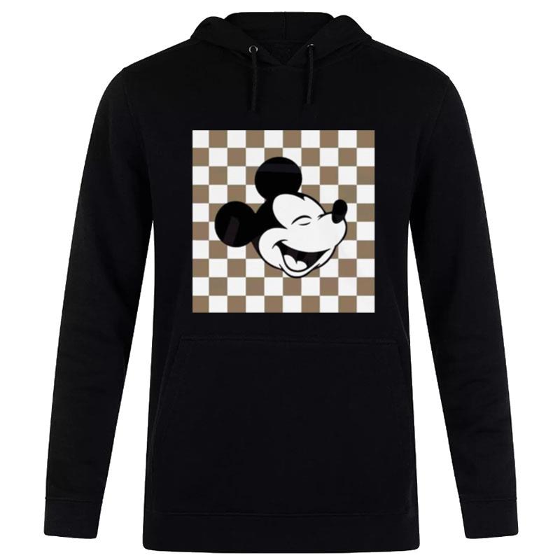 Mickey Checkered Disney Vintage Hoodie