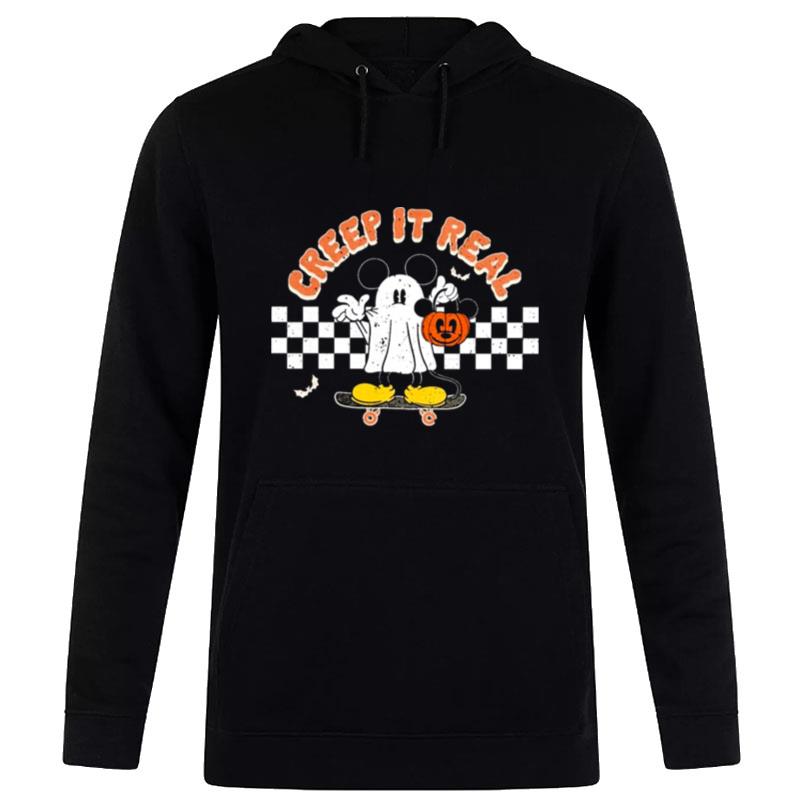 Mickey Ghost Creep It Real Halloween Hoodie