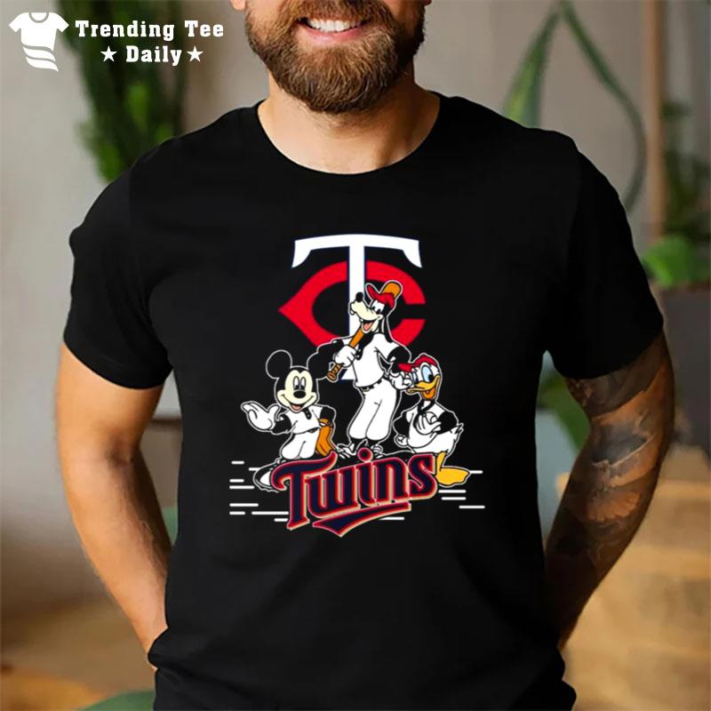 Mickey Goofy Donald Minnesota Twins Teams T-Shirt
