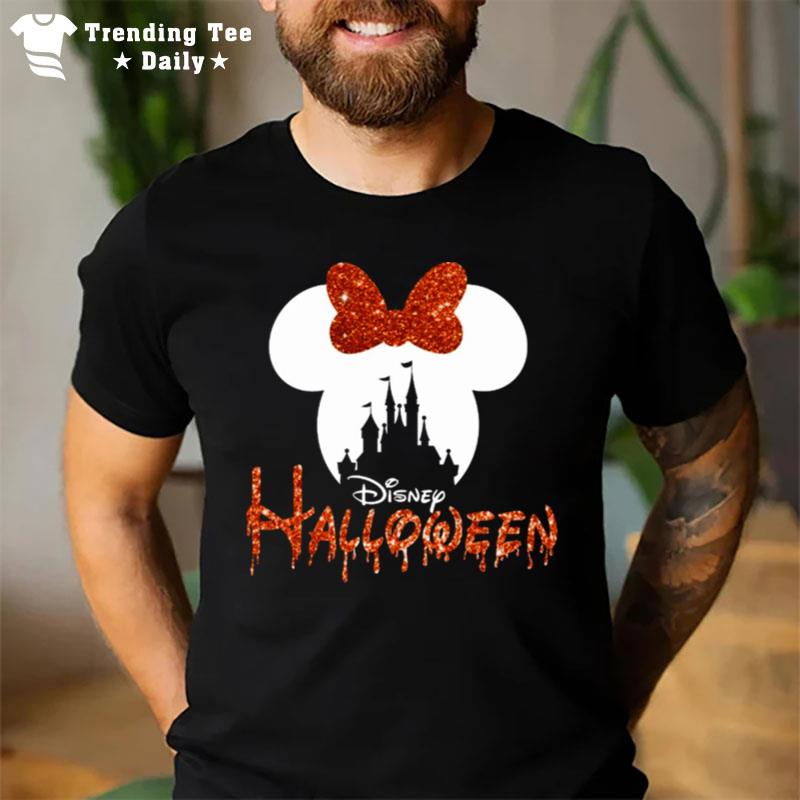 Mickey Halloween Scary Big Bow T-Shirt