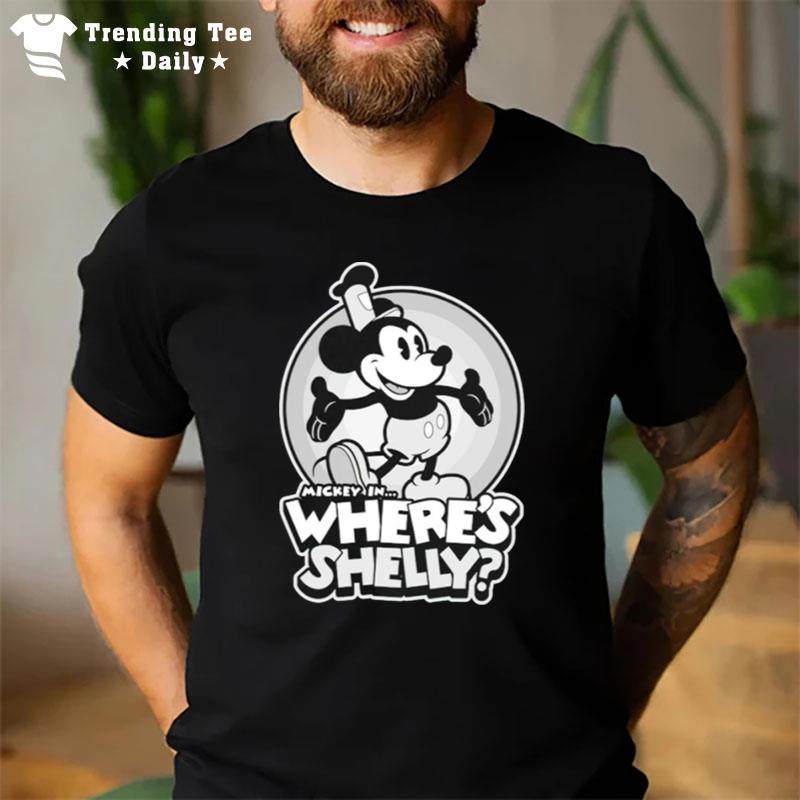 Mickey In Where's Shelly T-Shirt