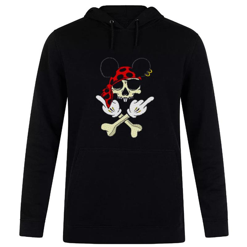 Mickey Middle Finger The Legend Of Black Ears Hoodie