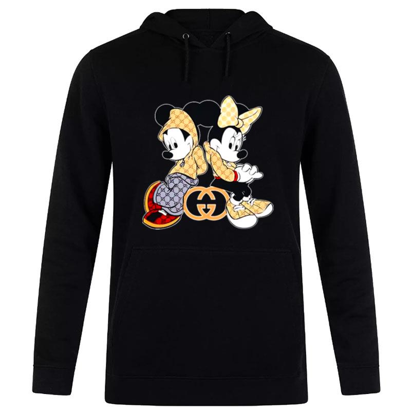 Mickey Mouse And Minnie Wear Gucci Hoodie