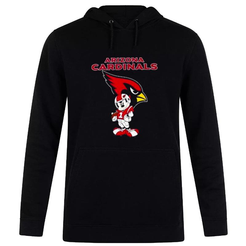 Mickey Mouse Arizona Cardinals Logo 2022 Hoodie