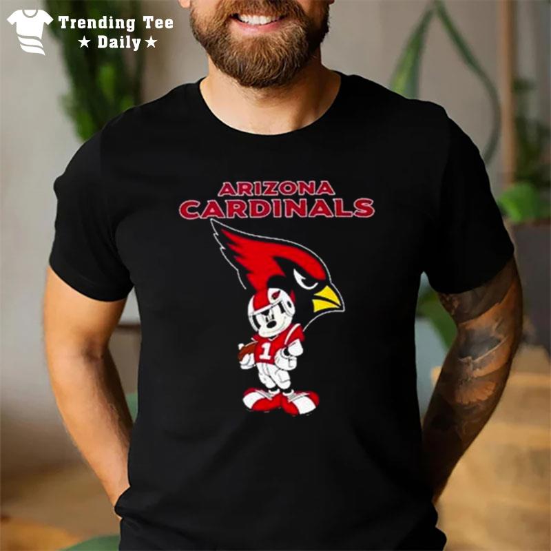 Mickey Mouse Arizona Cardinals Logo 2022 T-Shirt