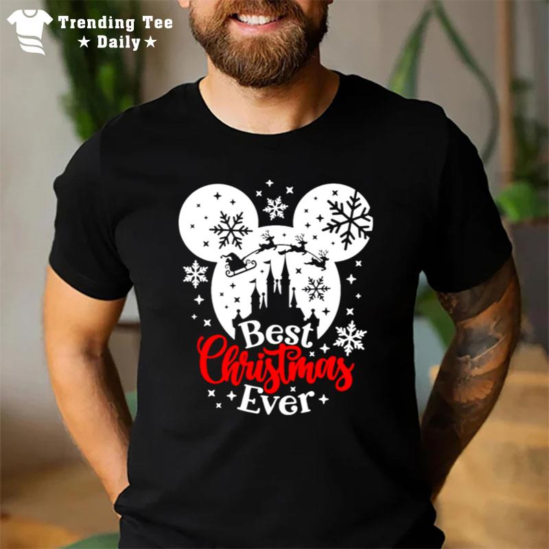 Mickey Mouse Disney Best Christmas Ever T-Shirt