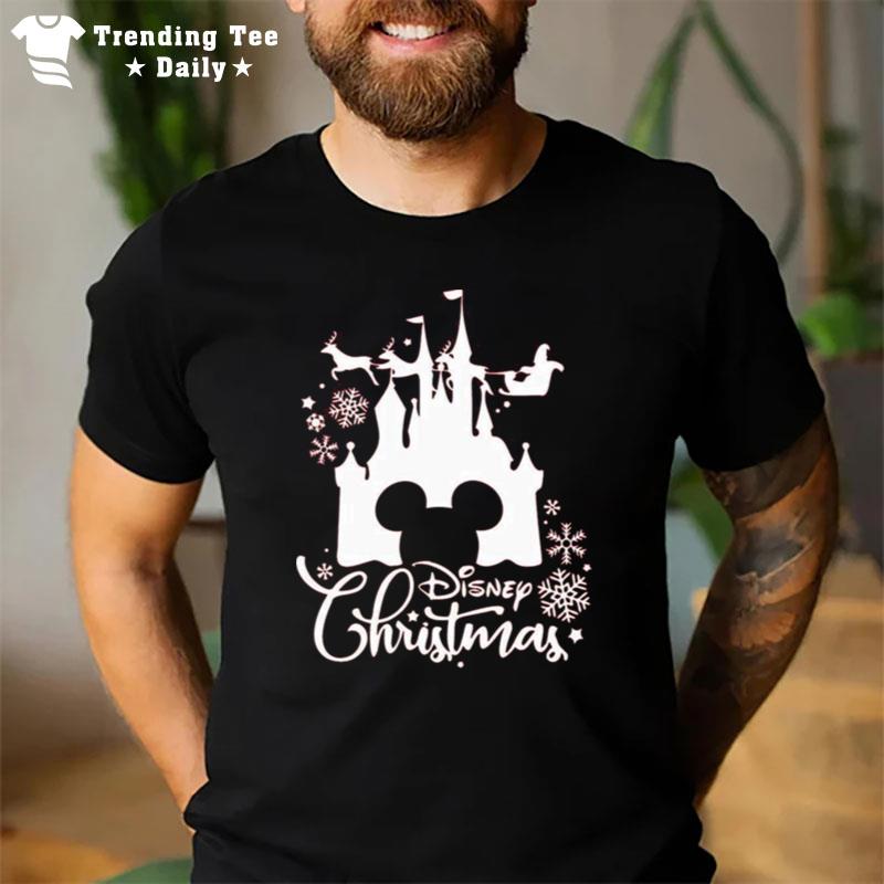 Mickey Mouse Disney Christmas Snowman T-Shirt