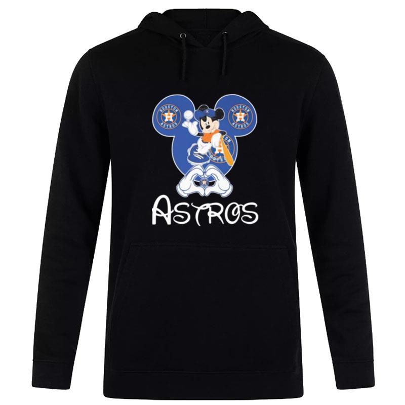 Mickey Mouse Disney Houston Astros Heart 2022 Hoodie