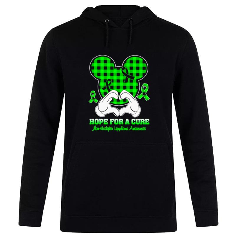 Mickey Mouse Hope For A Cure Non Hodgkin's Lymphoma Awareness Hoodie