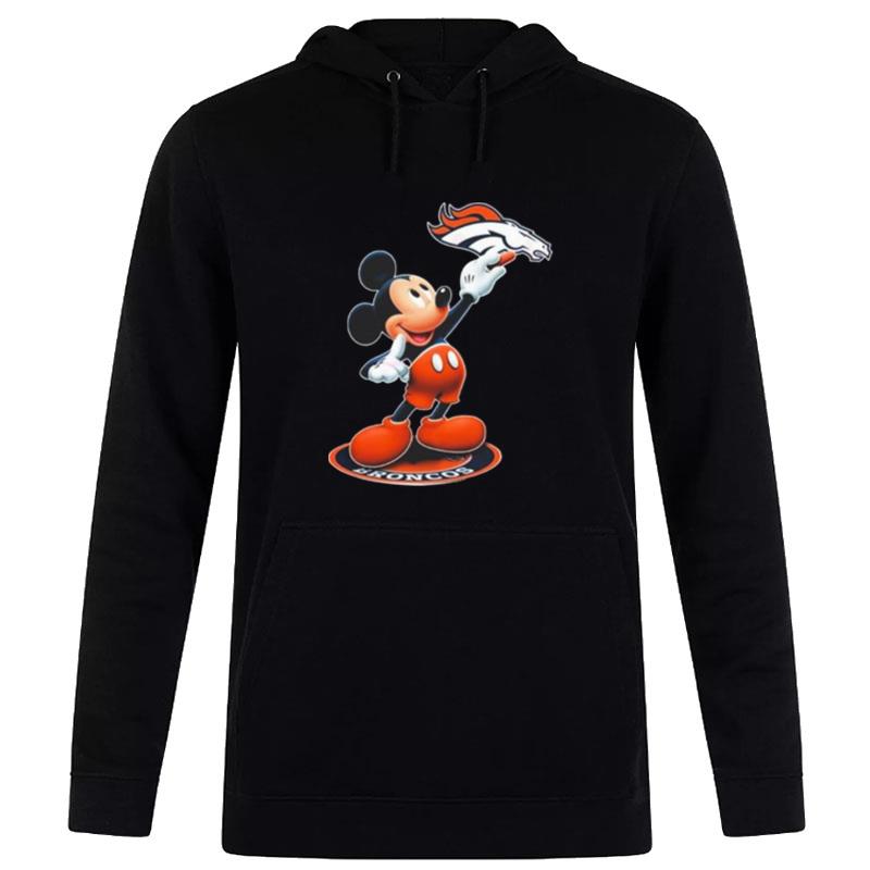 Mickey Mouse Nfl Denver Broncos Logo 2023 Hoodie