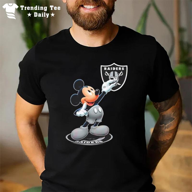 Mickey Mouse Nfl Las Vegas Raiders Logo 2023 T-Shirt