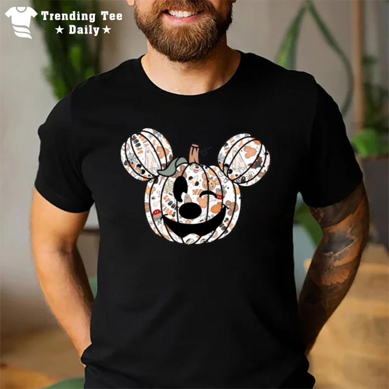 Mickey Mouse Pumpkin'the Most Magical Place Halloween T-Shirt