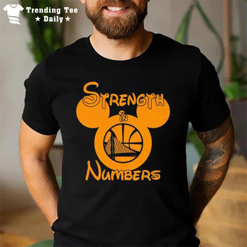 Mickey Mouse Stren'th In Number Golden State Warriors T-Shirt