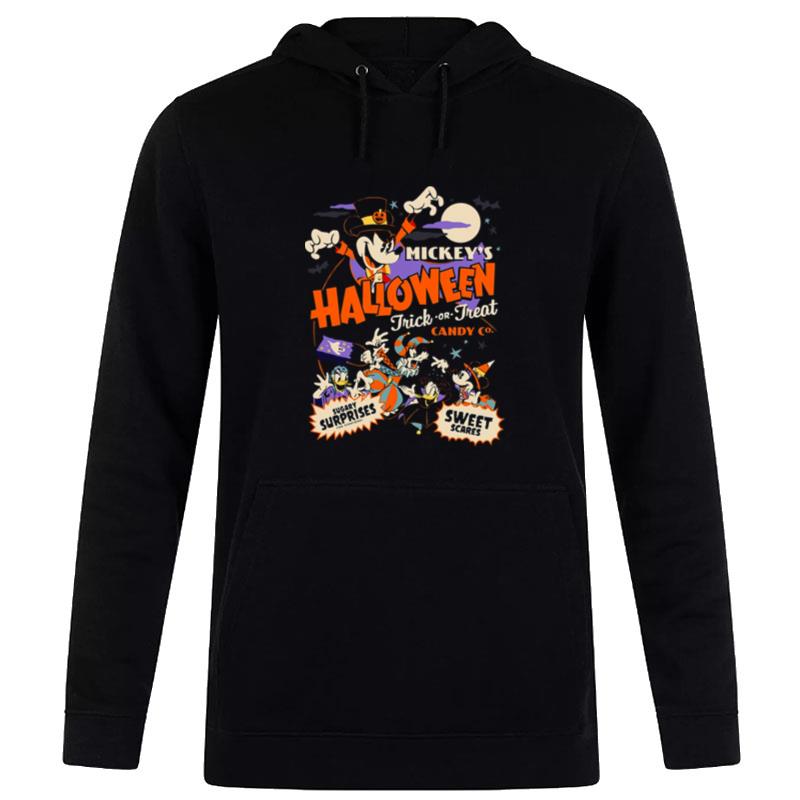 Mickey's Halloween'trick Or Treat Candy Sweet Scares Hoodie