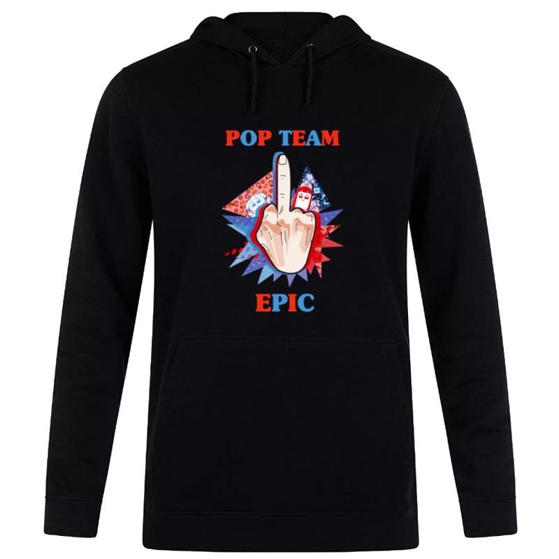 Middle Finger Pop Team Epic Hoodie