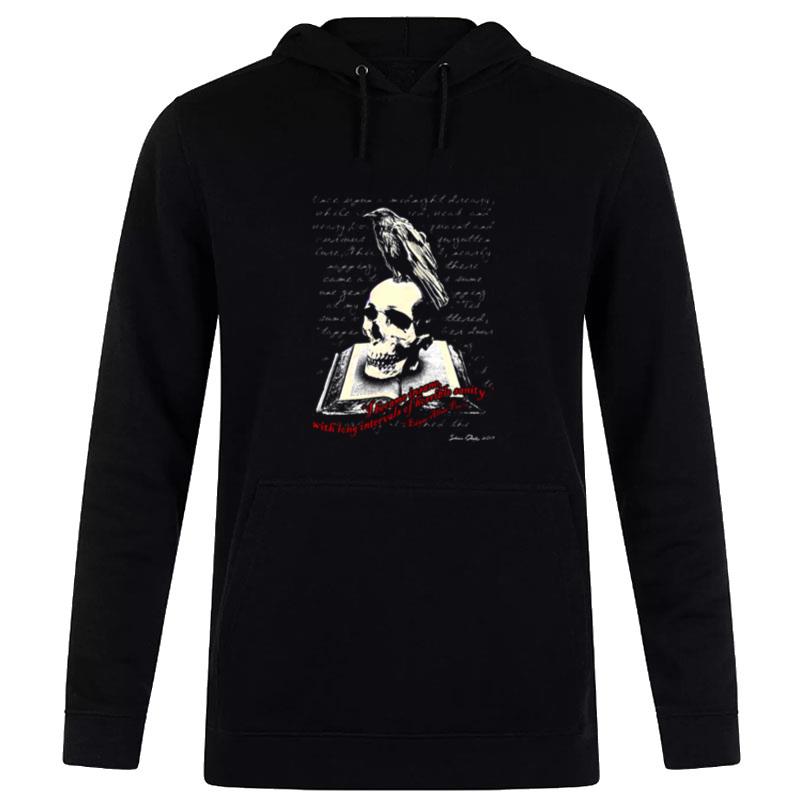 Midnight Dreary Edgar Allan Poe Hoodie