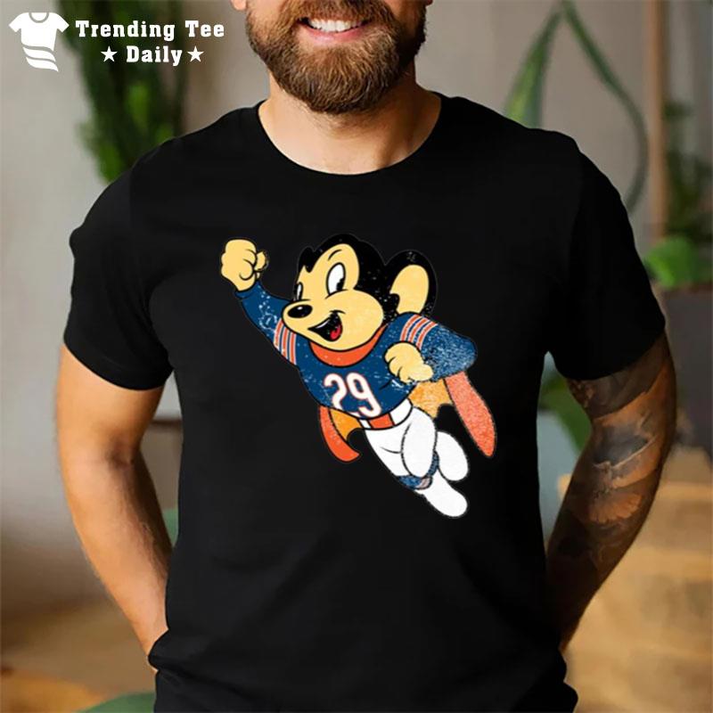 Mighty Mouse Tri Blend Chicago Football T-Shirt