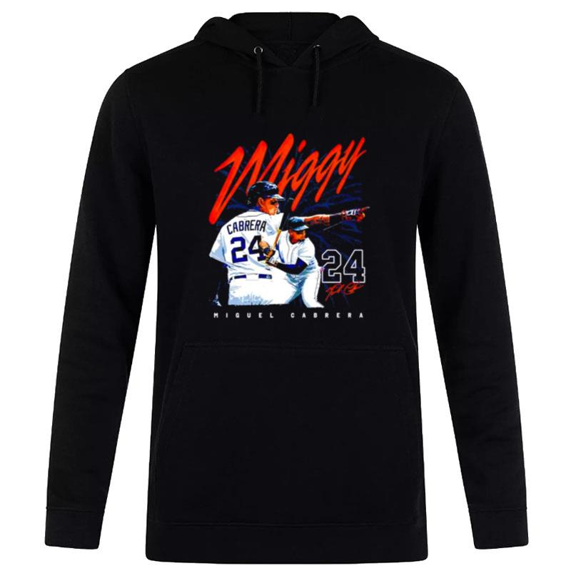 Miguel Cabrera 24 Miggy Baseball Sign'ture Hoodie