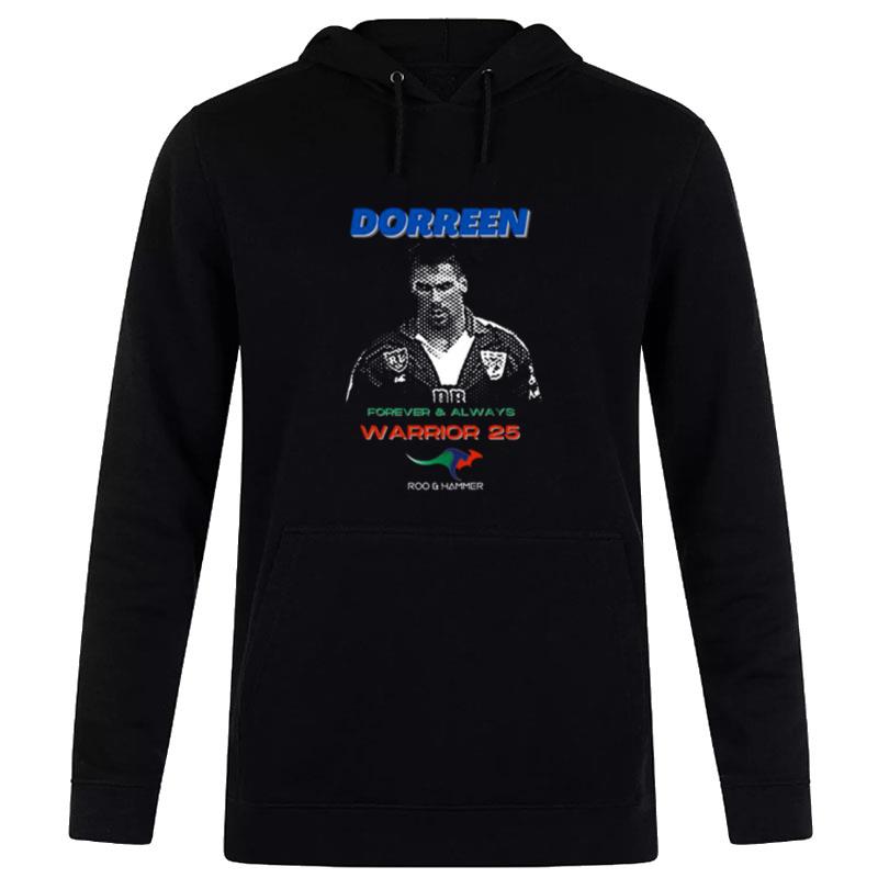 Mike Dorreen Rugby Warrior 25 Halftone Heroes Hoodie