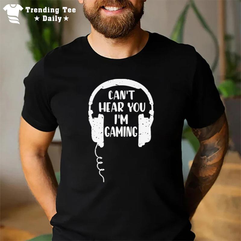 Mike Leach Can't Hear You I'm Gaming T-Shirt