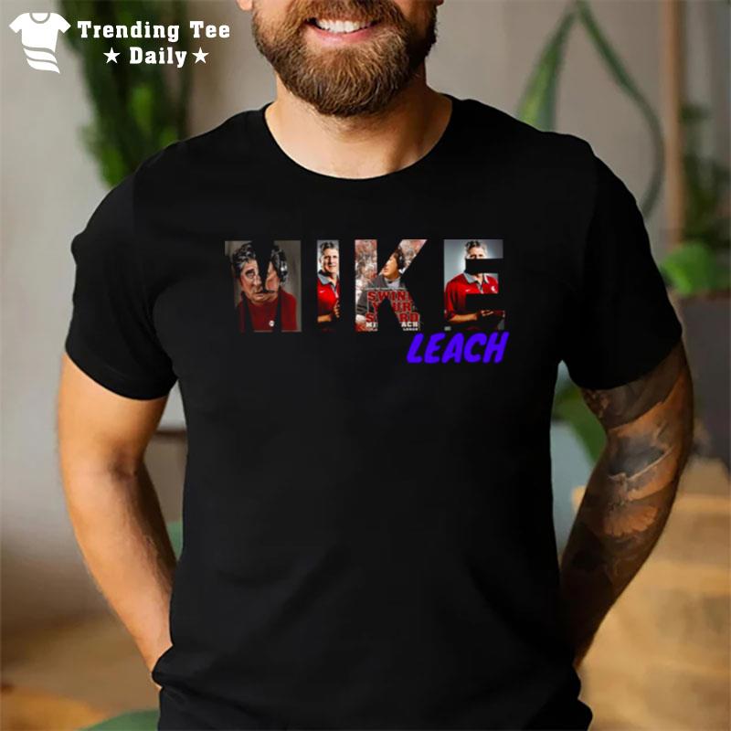 Mike Leach Geometric Design Mississippi T-Shirt