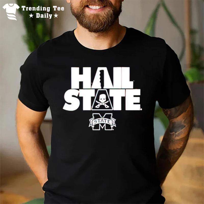 Mike Leach Mississippi State Bulldogs Hail State T-Shirt