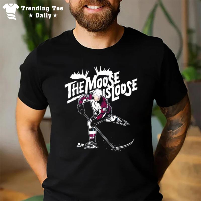 Mikko Rantanen Moose Is Loose 2022 Stanley Cup Champions T-Shirt