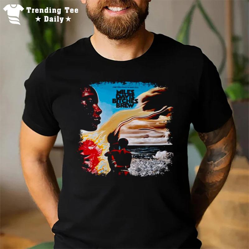 Miles Davis Bitches Brew Album Cover Art Jazz Music T-Shirt