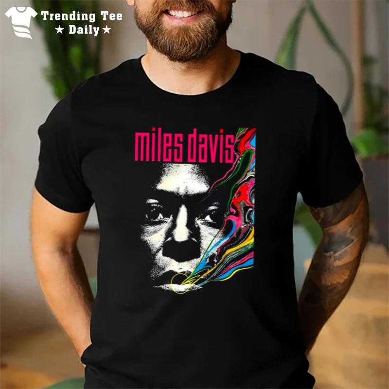 Miles Vintage Davis Concert Retro Jazz Music T-Shirt