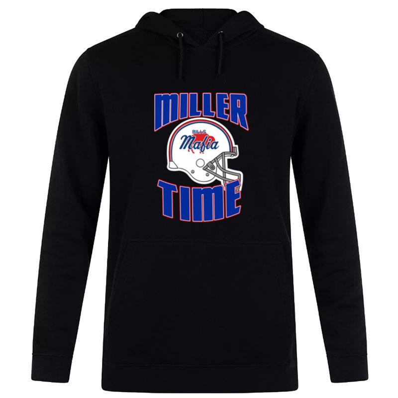 Miller Time Buffalo Bills Sticker Hoodie