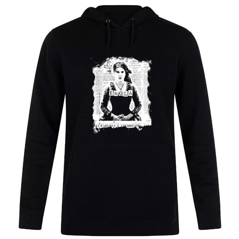 Millie Bobby Brown Enola Holmes Newspaper Hoodie