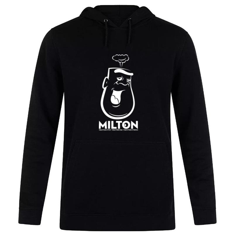 Milton'the Mon'ter Dark Background Hoodie