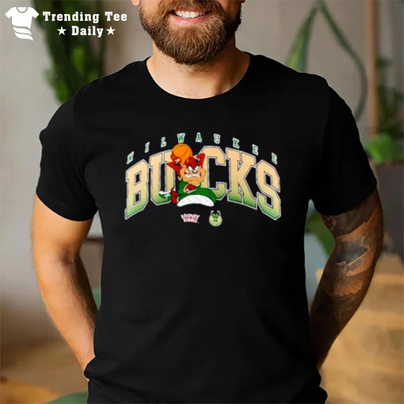 Milwaukee Bucks Looney Tunes Taz T-Shirt