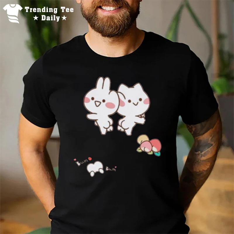 Mimi And Neko Peaches T-Shirt