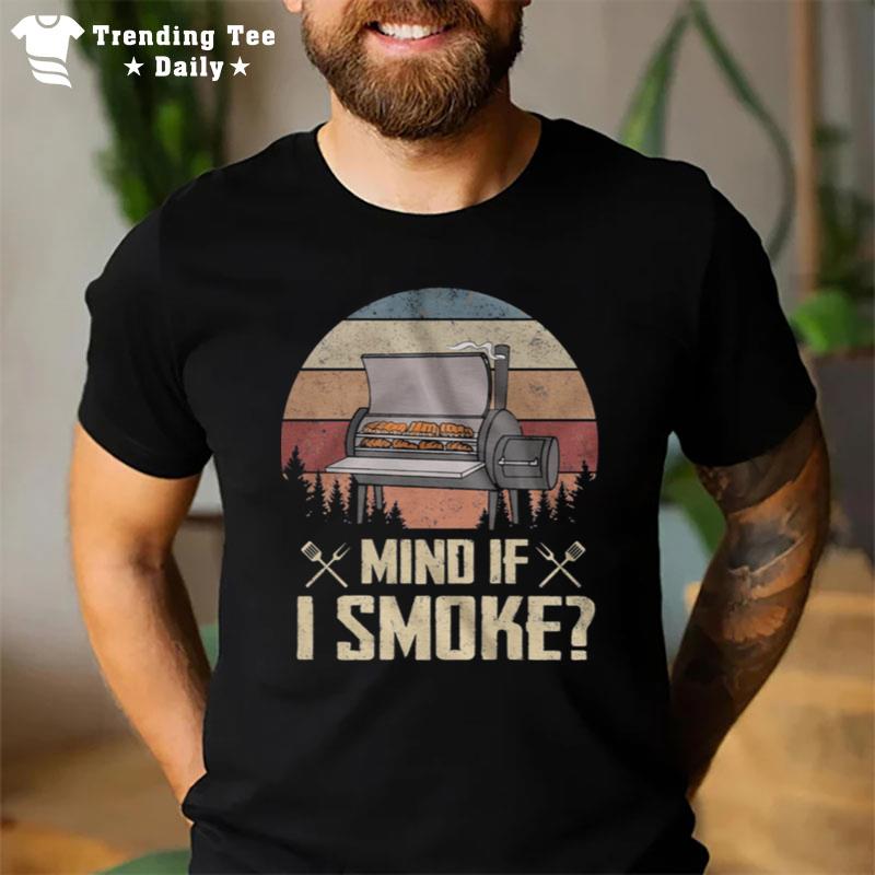 Mind If I Smoke Vintage Retro T-Shirt