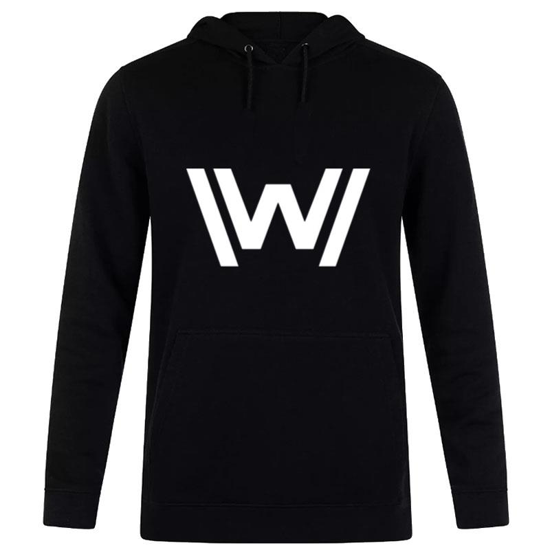 Minimal Westworld Logo White Hoodie