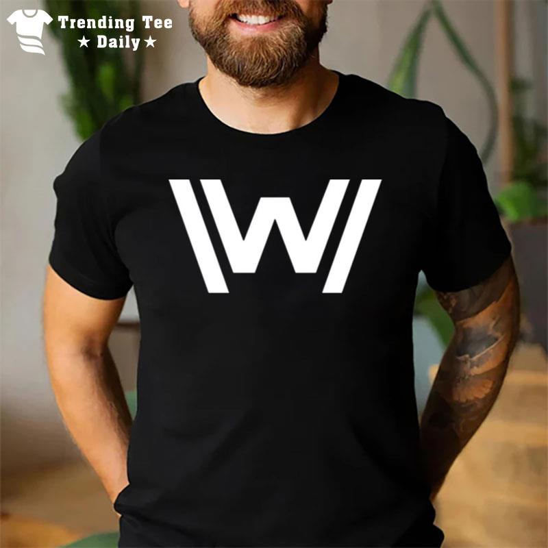 Minimal Westworld Logo White T-Shirt