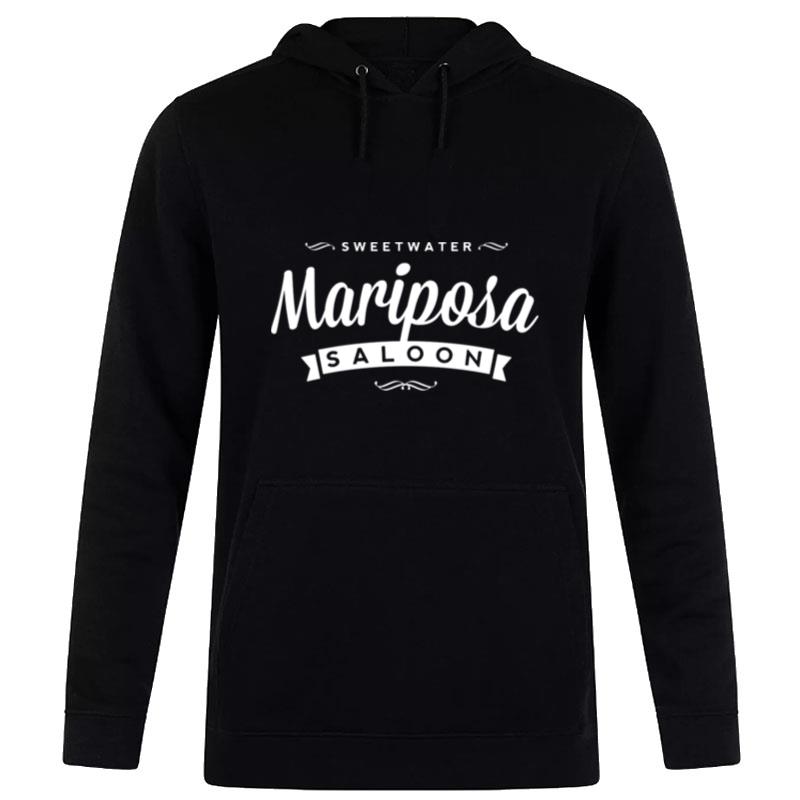 Minimal Westworld Mariposa Saloon Logo Hoodie