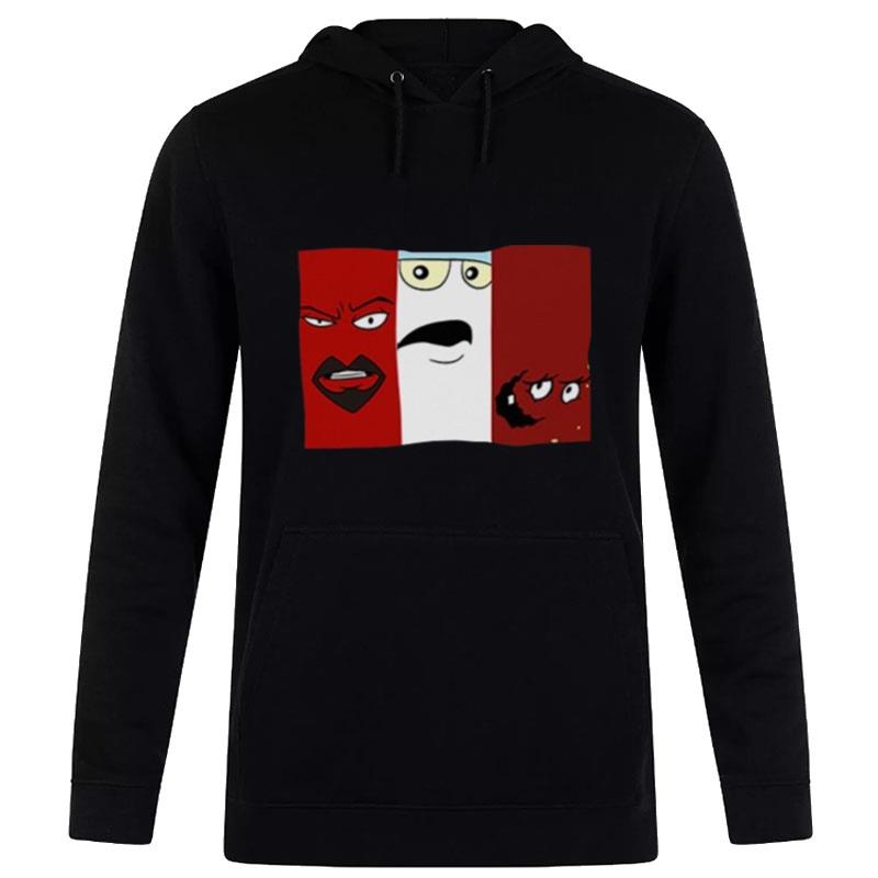 Minimalist Meatwad Master Shake Frylock Aqua Teen Hunger Force Hoodie