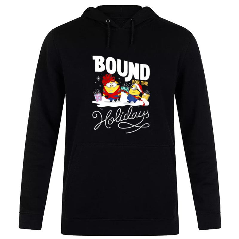 Minions Christmas Bob And Dave Bound For The Holidays Hoodie