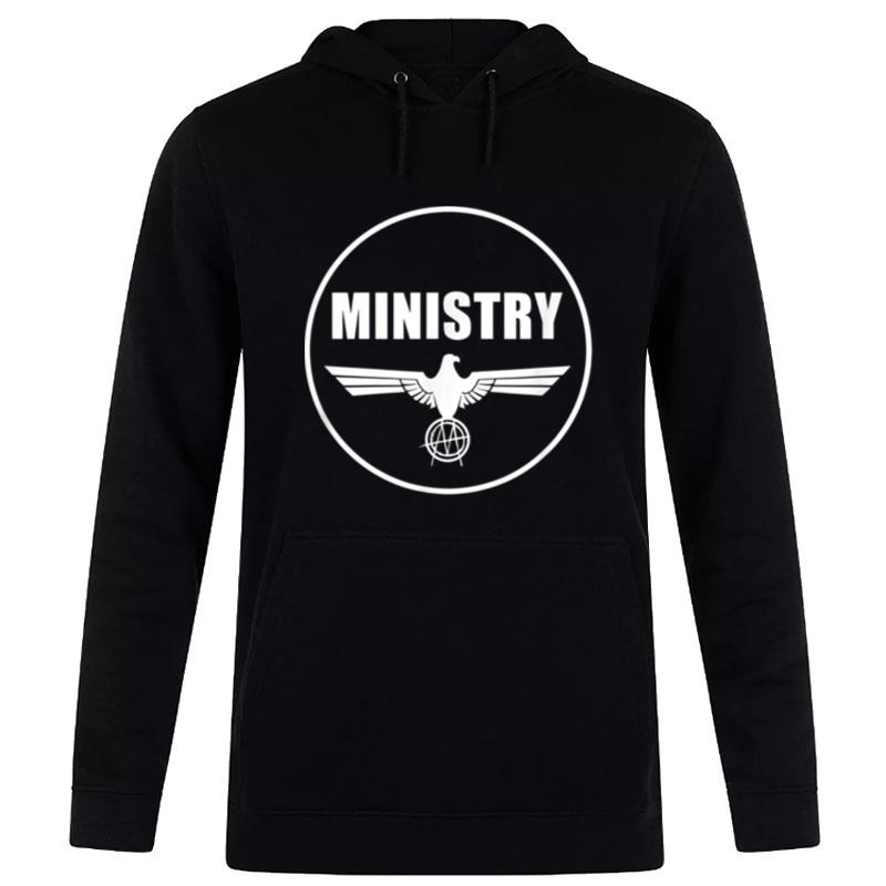 Ministry - Anarchy Eagle Patch Hoodie