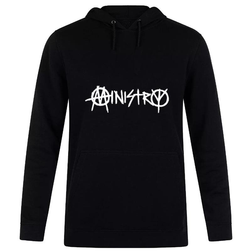 Ministry - Double Anarchy Logo Hoodie