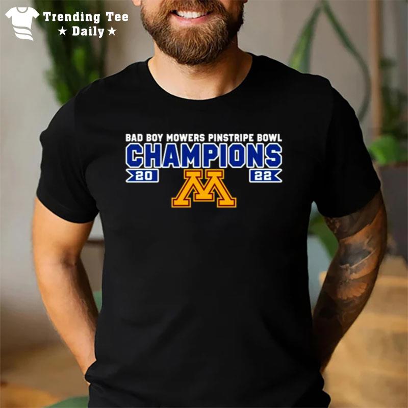 Minnesota Football 2022 Bad Boy Mowers Pin'tripe Bowl T-Shirt