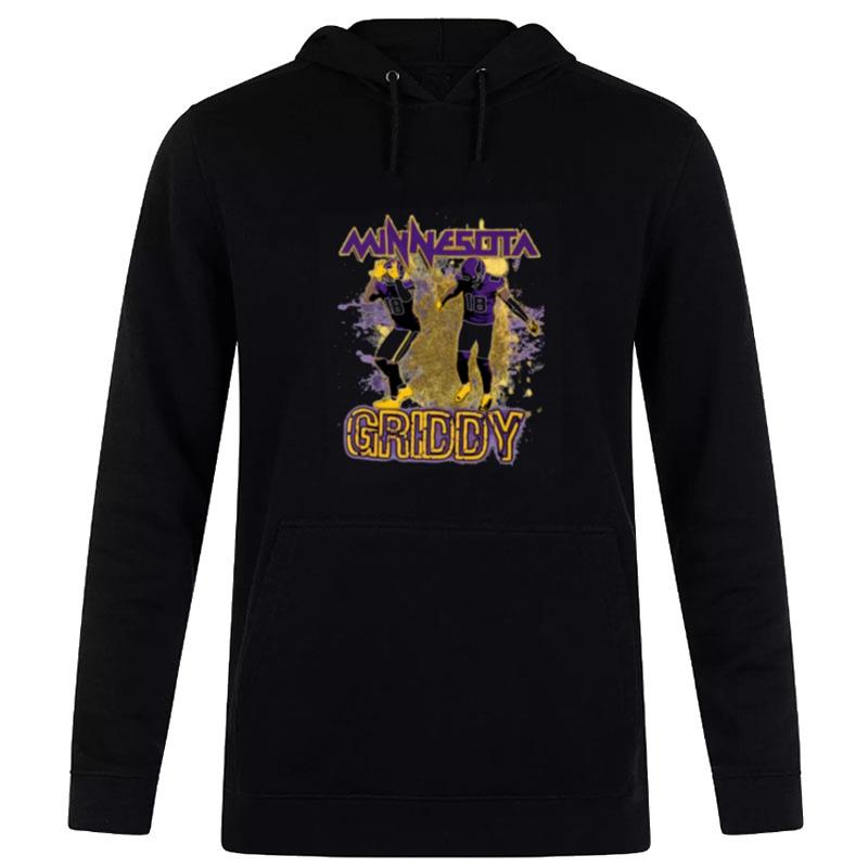 Minnesota Griddy Justin Jefferson Dance Hoodie