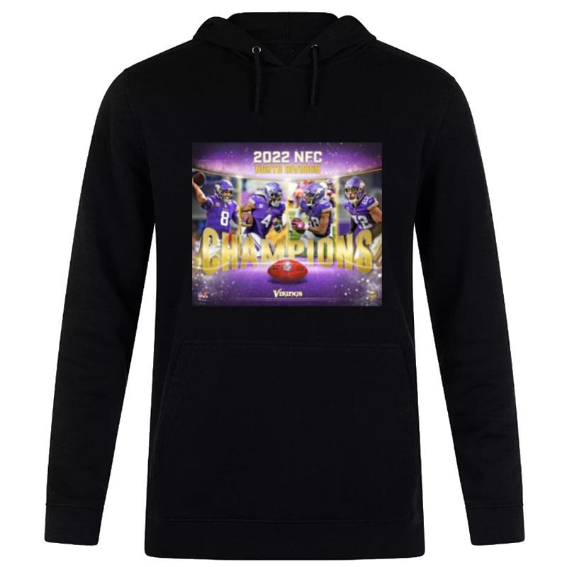 Minnesota Vikings 2022 Nfc North Division Champions Hoodie