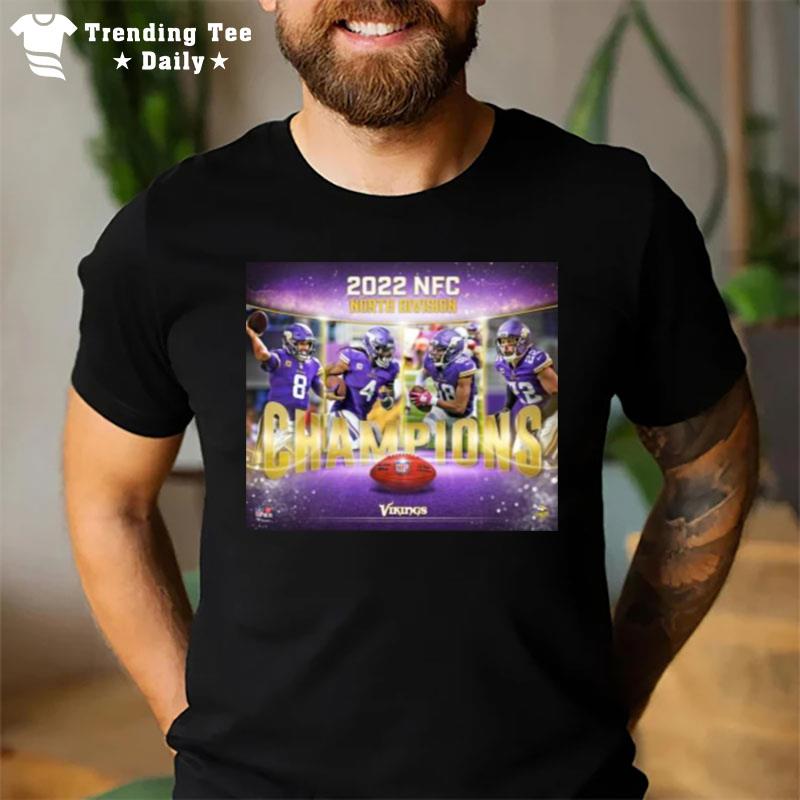 Minnesota Vikings 2022 Nfc North Division Champions T-Shirt