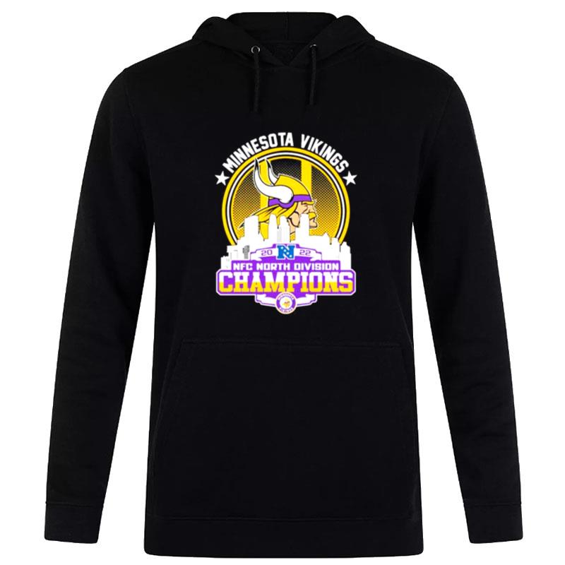 Minnesota Vikings 2022 Nfc North Division Matchup City Skyline Hoodie