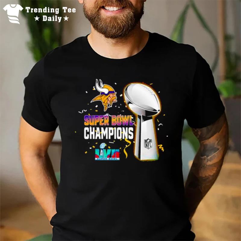 Minnesota Vikings Super Bowl Lvii 2023 Champions T-Shirt