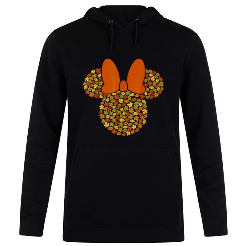 Minnie Mouse Autumn Fall Leaves Hoodie